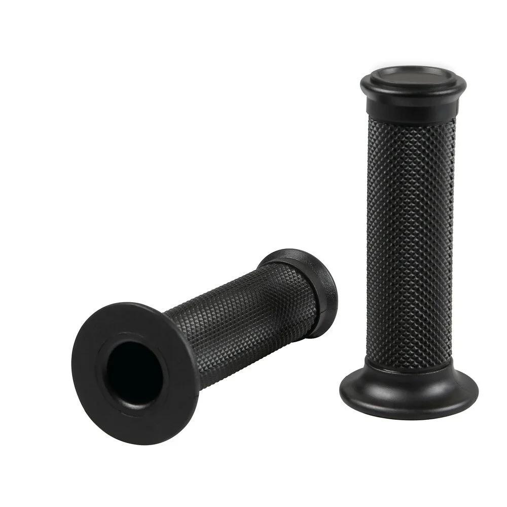Set Universal de Mânere Moto LAMPA Soft Grip LAM90306, Negru, Cauciuc, Diametre 22 mm și 25 mm