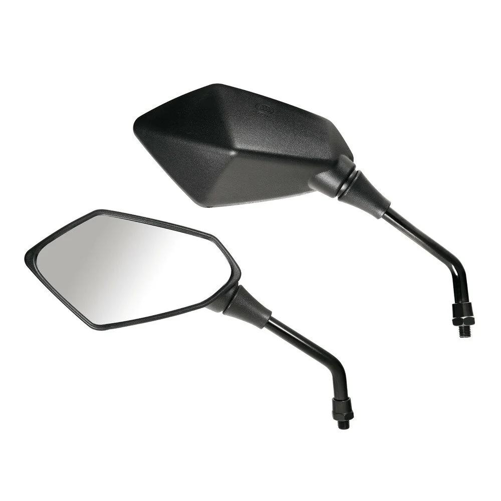 Set de 2 oglinzi moto LAMPA Kaba LAM90346, reglabile, montare pe ghidon cu filet drept M10 x 1.25 mm