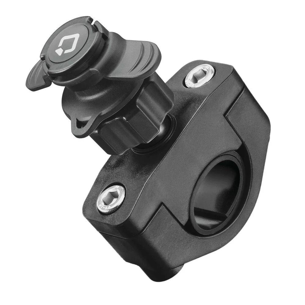 Suport telefon pentru motocicletă LAMPA Optiline LAM90452, reglabil, compatibil cu ghidon de 16 - 32 mm, culoare neagră