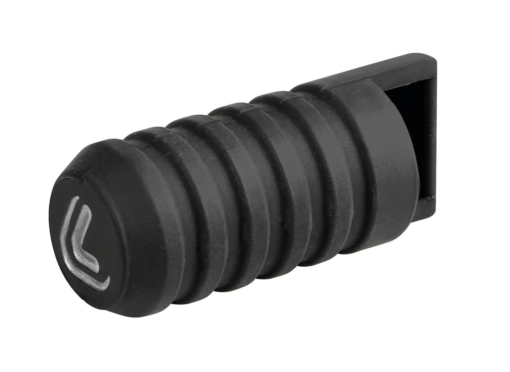 Husă de silicon neagră pentru schimbător de viteze motocicletă LAMPA LAM91269, 60 mm lungime, 25 mm diametru