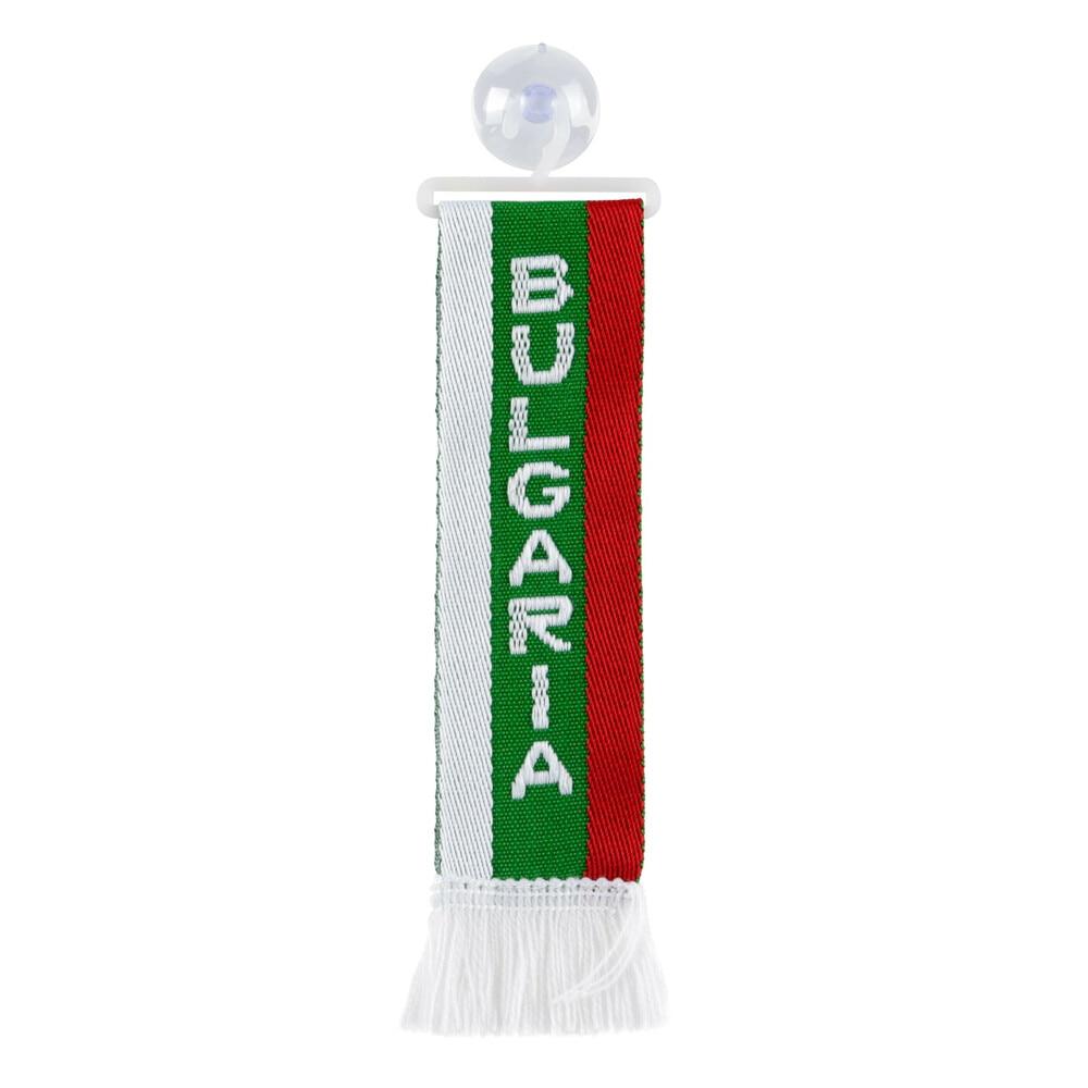 Steag auto decorativ cu ventuză - Bulgaria, model LAMPA LAM97891