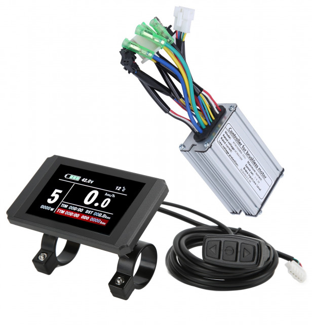 Display + controler pentru bicicletă electrică LCD8H