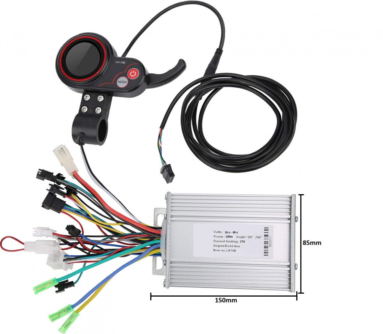 Display și Controller LH-100 48V (compatibil cu motor de 500W)