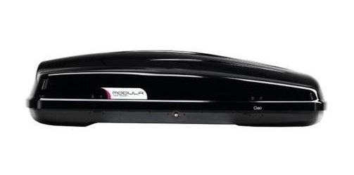 Cutie Portbagaj Auto MODULA Ciao Black MBC3402, 340 Litri, 140 x 80 x 44 cm, U-Bolt, Sistem SingleS, Suportă până la 75 kg