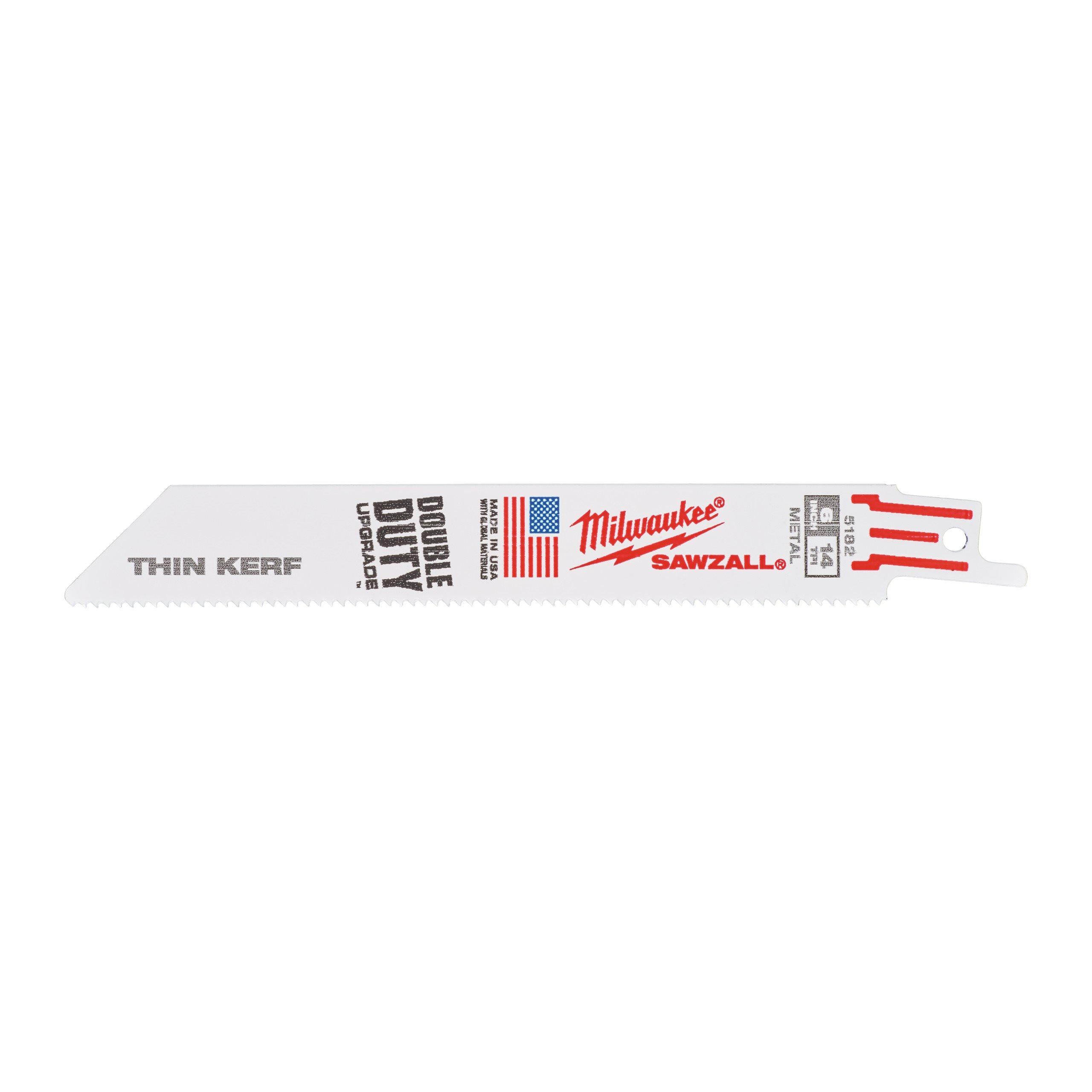 Set de 5 lame de ferăstrău sabie bimetal, lungime 150 mm, grosime 1,4 mm, Co