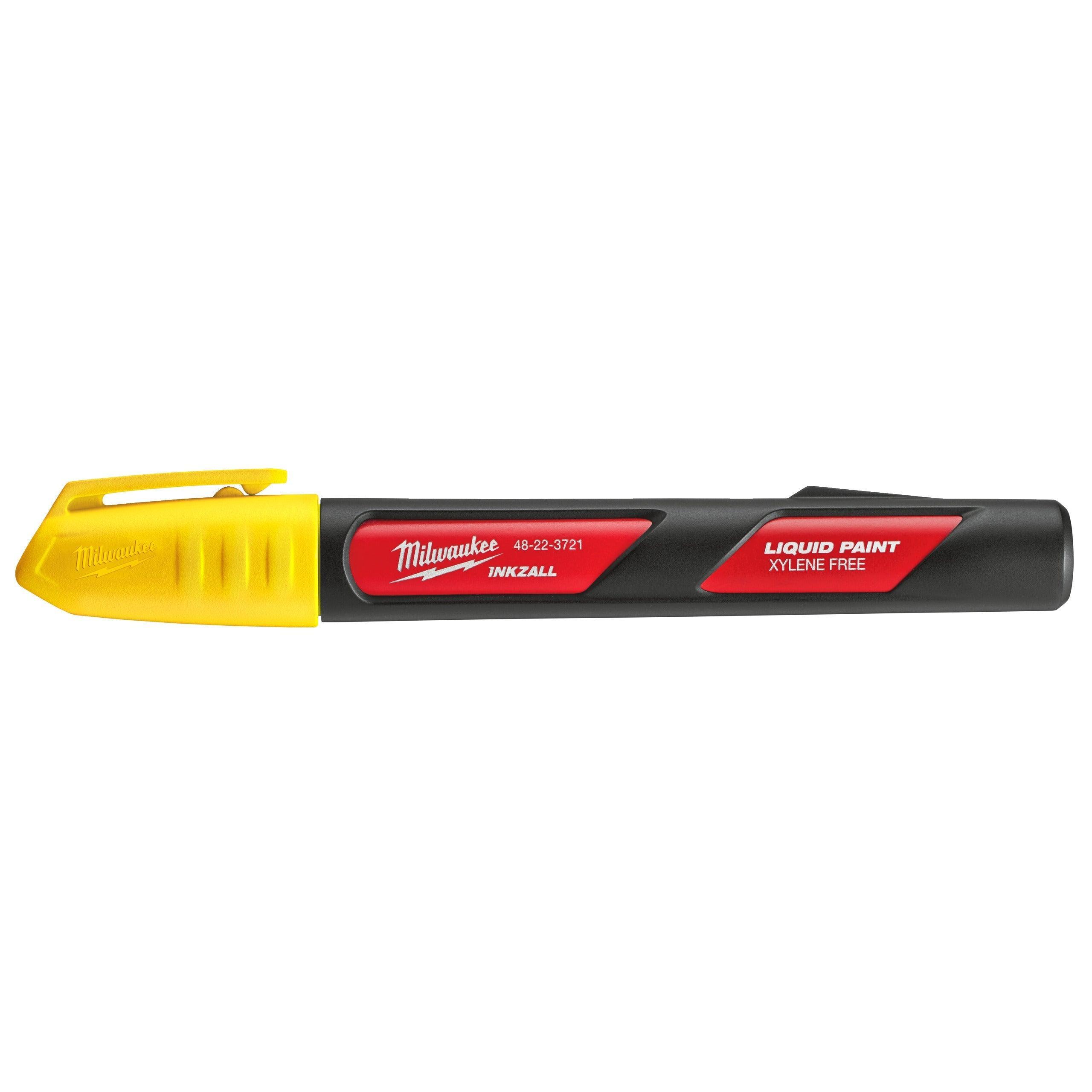 Marker cu vopsea galbenă pentru șantier INKZALL™ LP Milwaukee, model 48223721