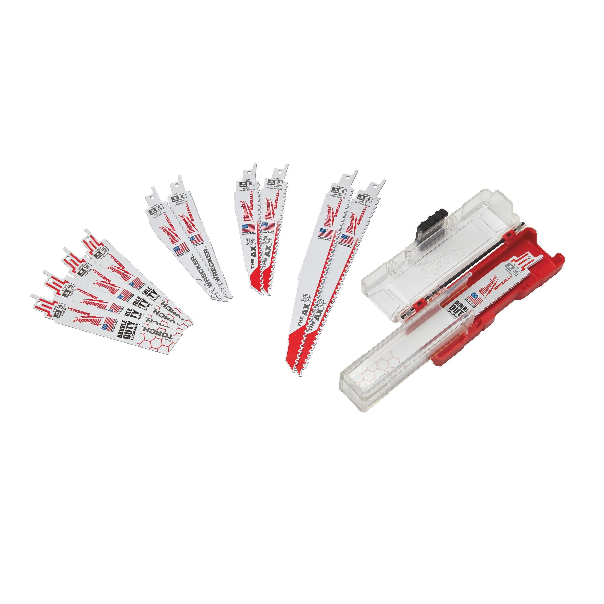 Set de 12 pânze de ferăstrău SAWZALL™ Milwaukee, cod 49222229