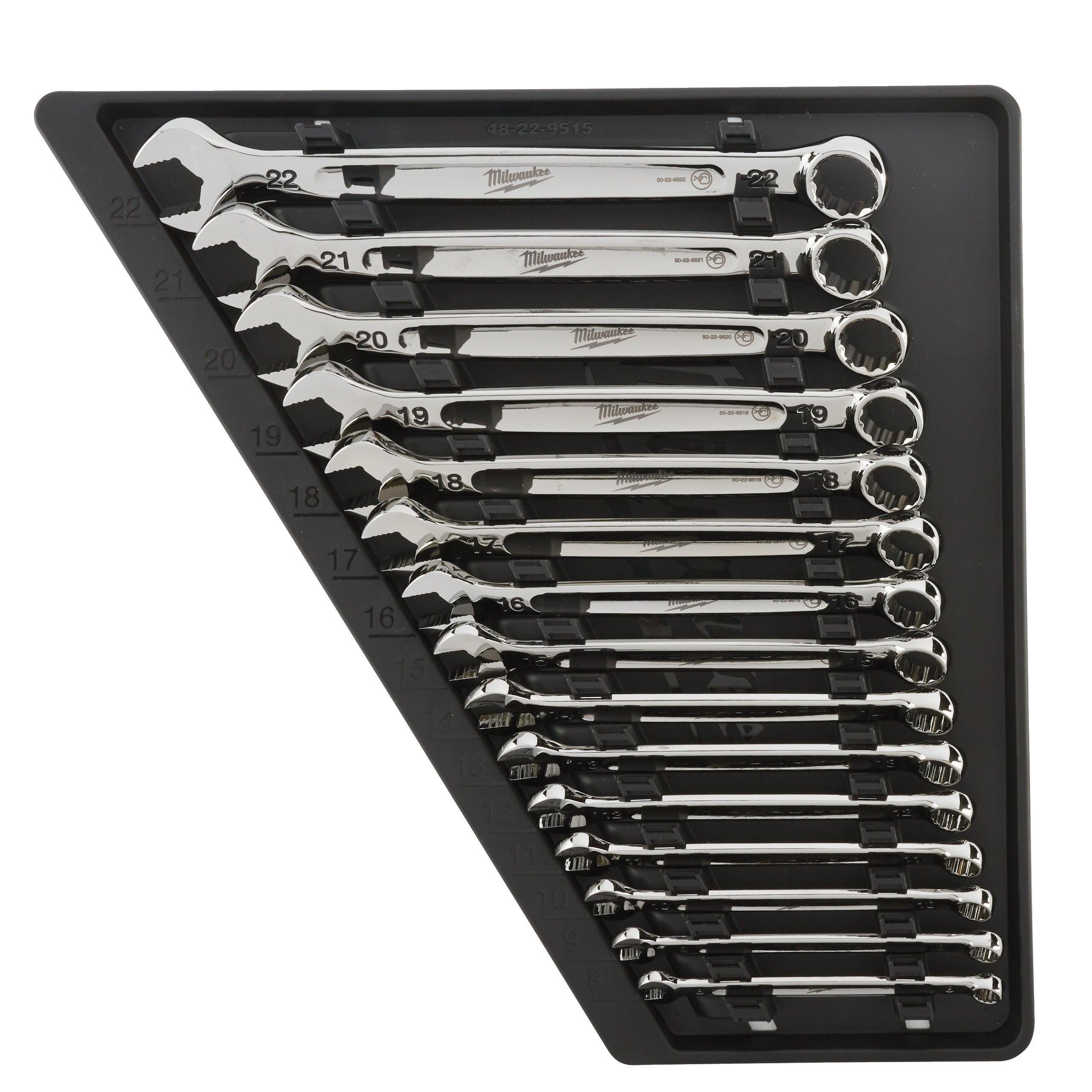 Set de 15 Chei Combinate MAX BITE™ Milwaukee, Cod 4932464258