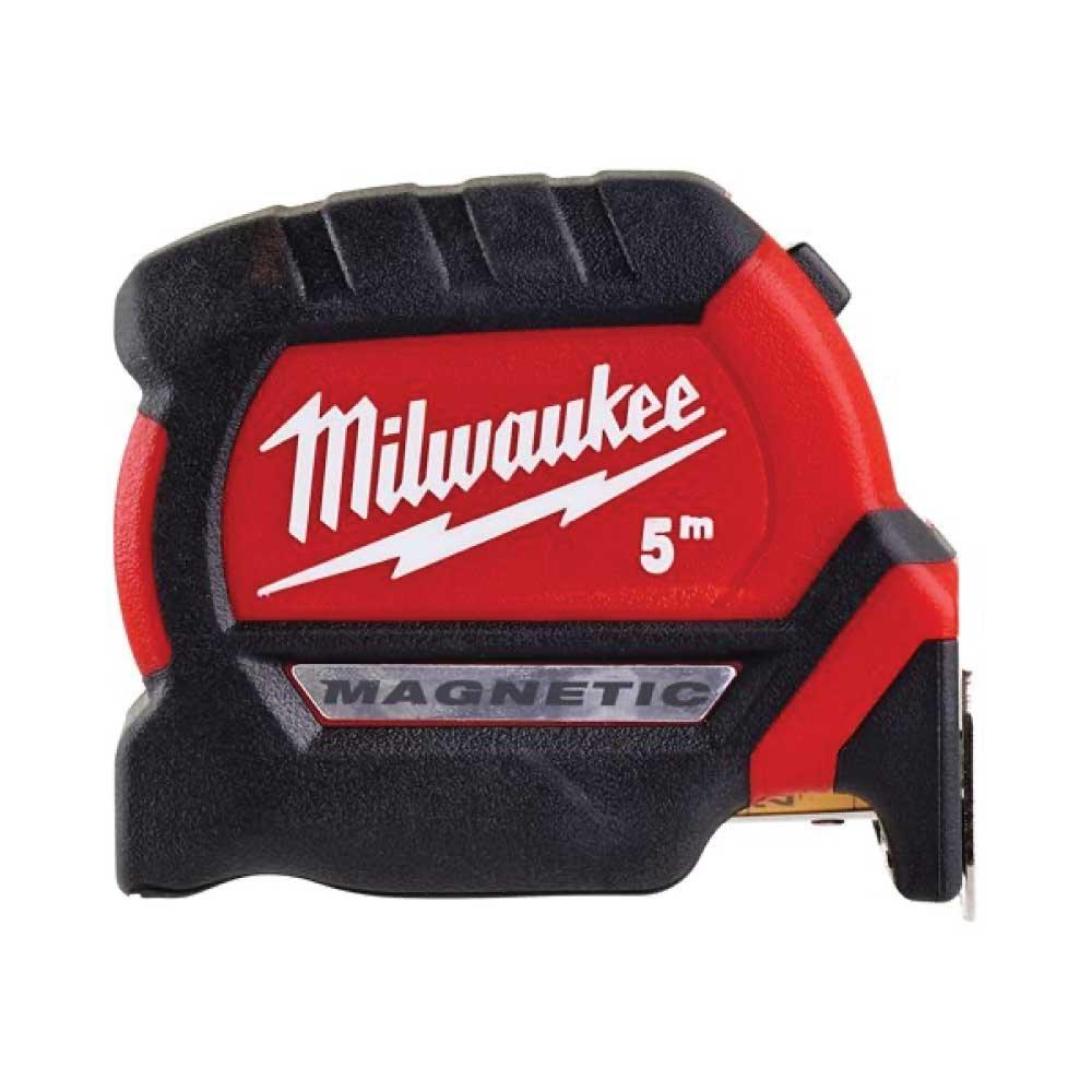 Ruletă Milwaukee Premium GEN III cu Magnet, 5m x 27mm, Cod 4932464599