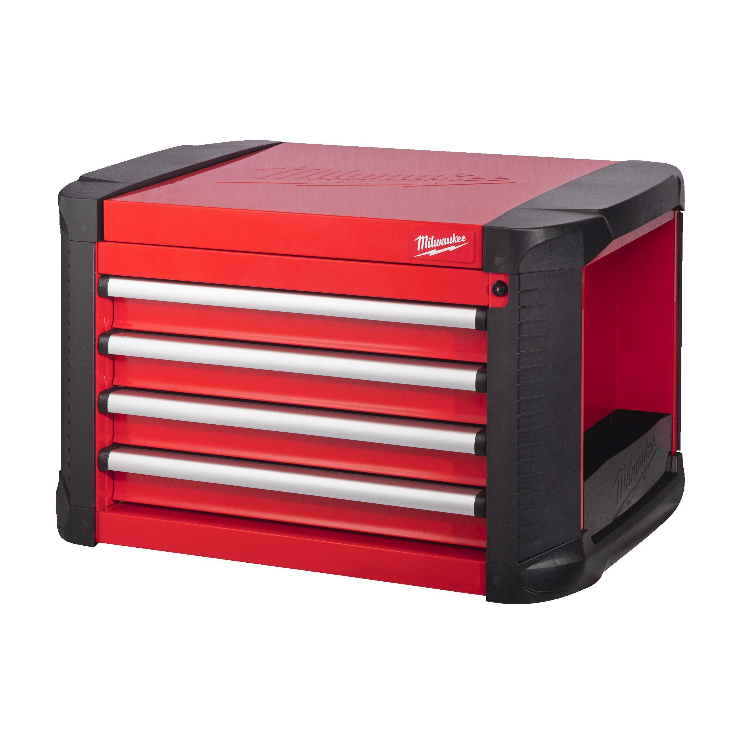 Modul Suplimentar pentru Dulap de Scule Mobil, 4 Sertare, Metalic, 78 cm, Milwaukee, Cod 4932478850