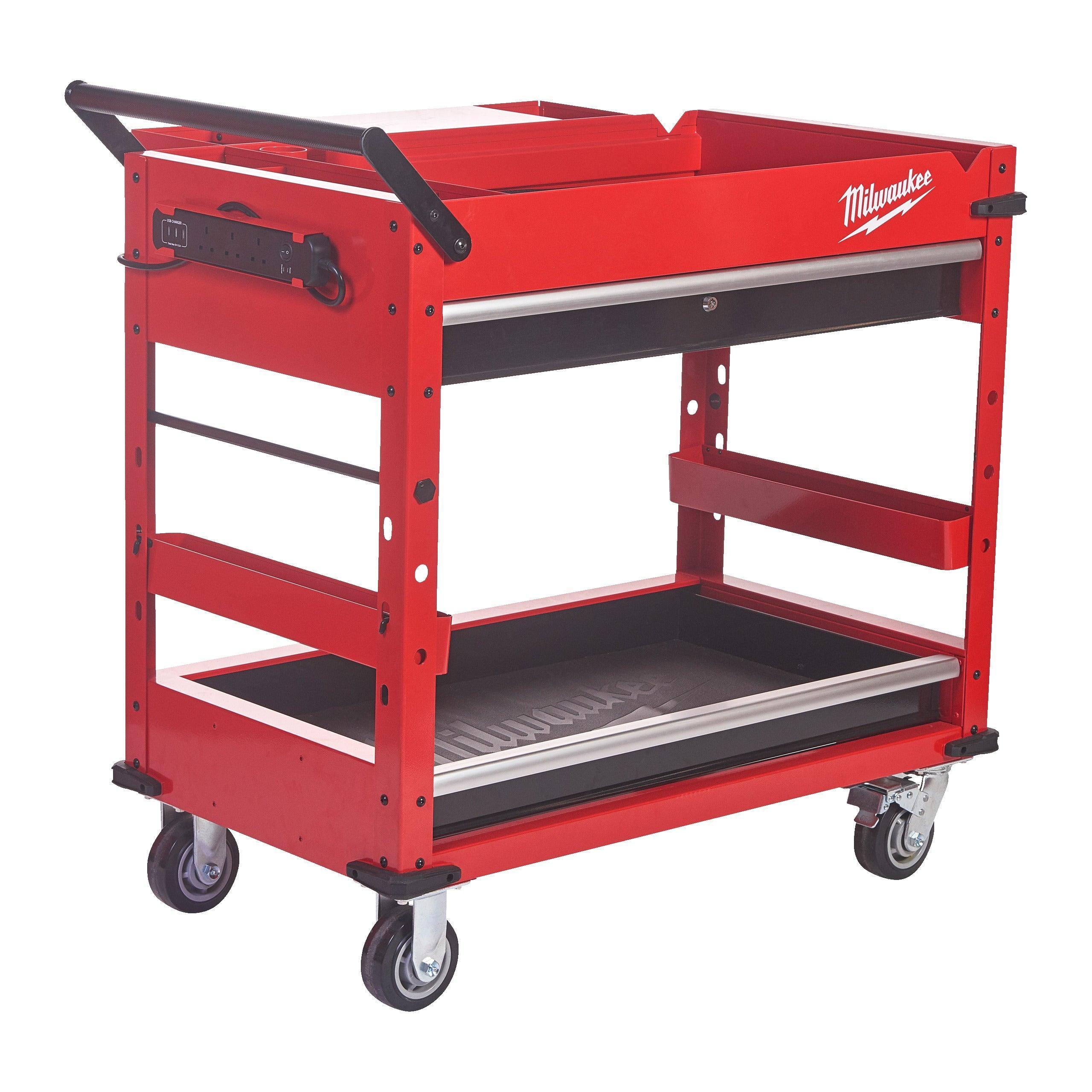 Cărucior de scule mobil din metal, 102 cm, Milwaukee - Cod 4932478856