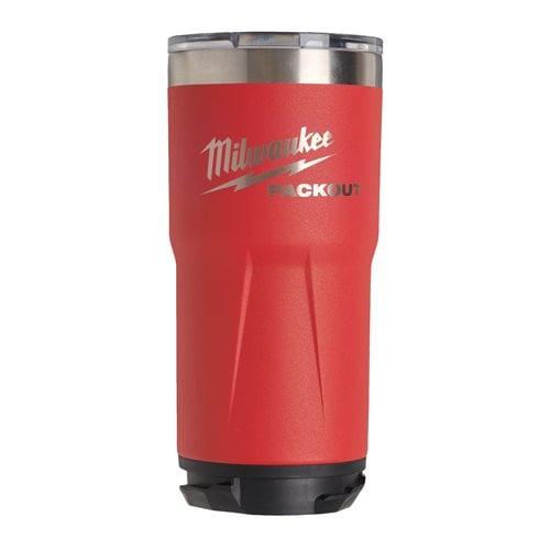 Cană termică roșie Milwaukee PACKOUT, 591 ml, cod produs 4932479074