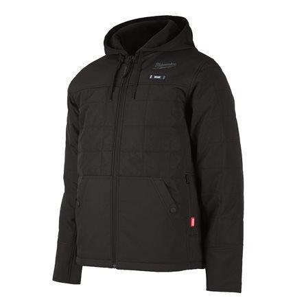Jachetă Neagră Încălzită Milwaukee M12, Model PUFFER, Mărime XL, Fără Baterie (HPJBL2-0)
