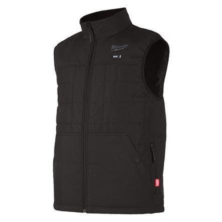 Vestă Puffer Încălzită Milwaukee M12 HPVBL2-0 - Neagră, Mărime XL