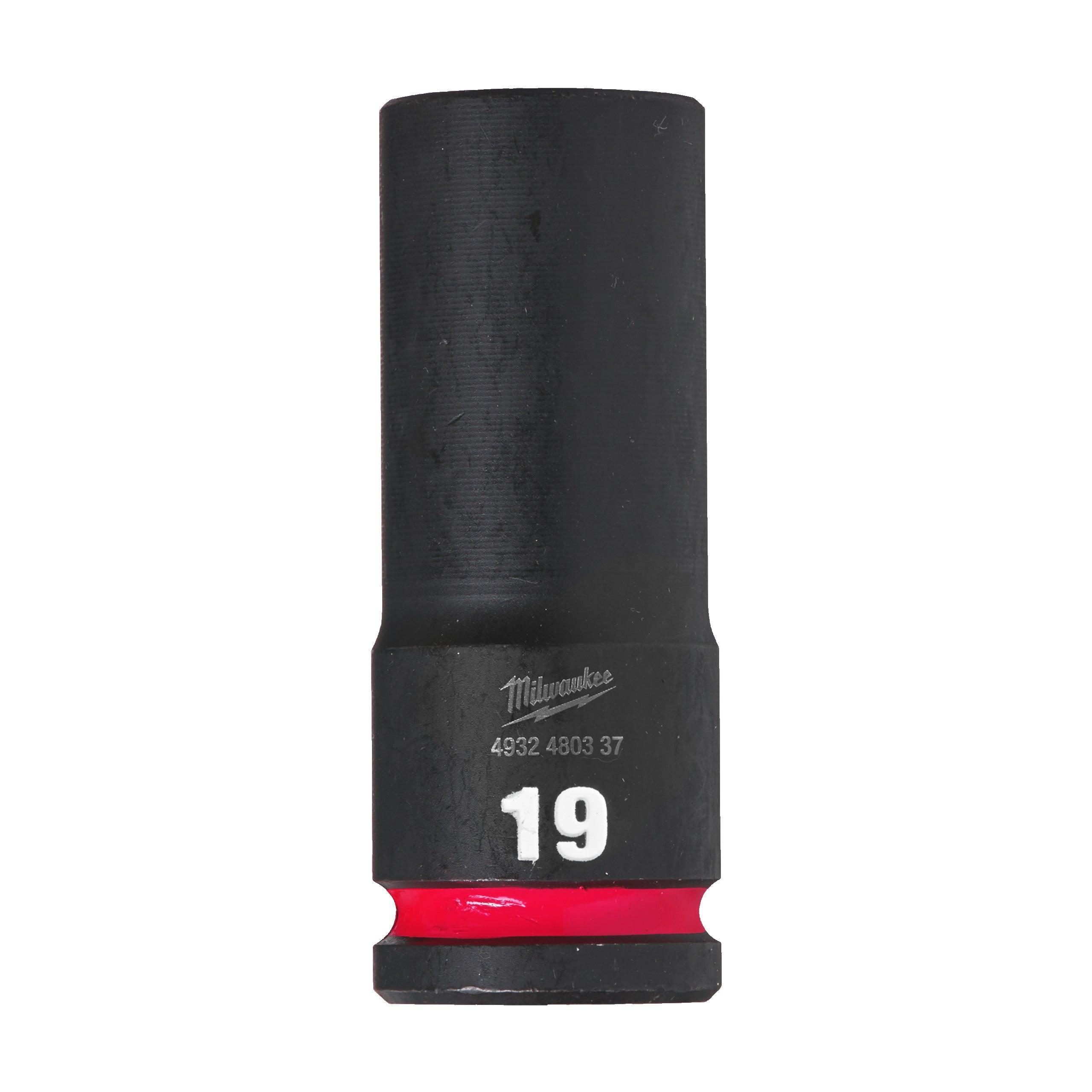 Cheie tubulară de impact Milwaukee 1/2'' - 19 mm, lungime extinsă, cod 4932480337