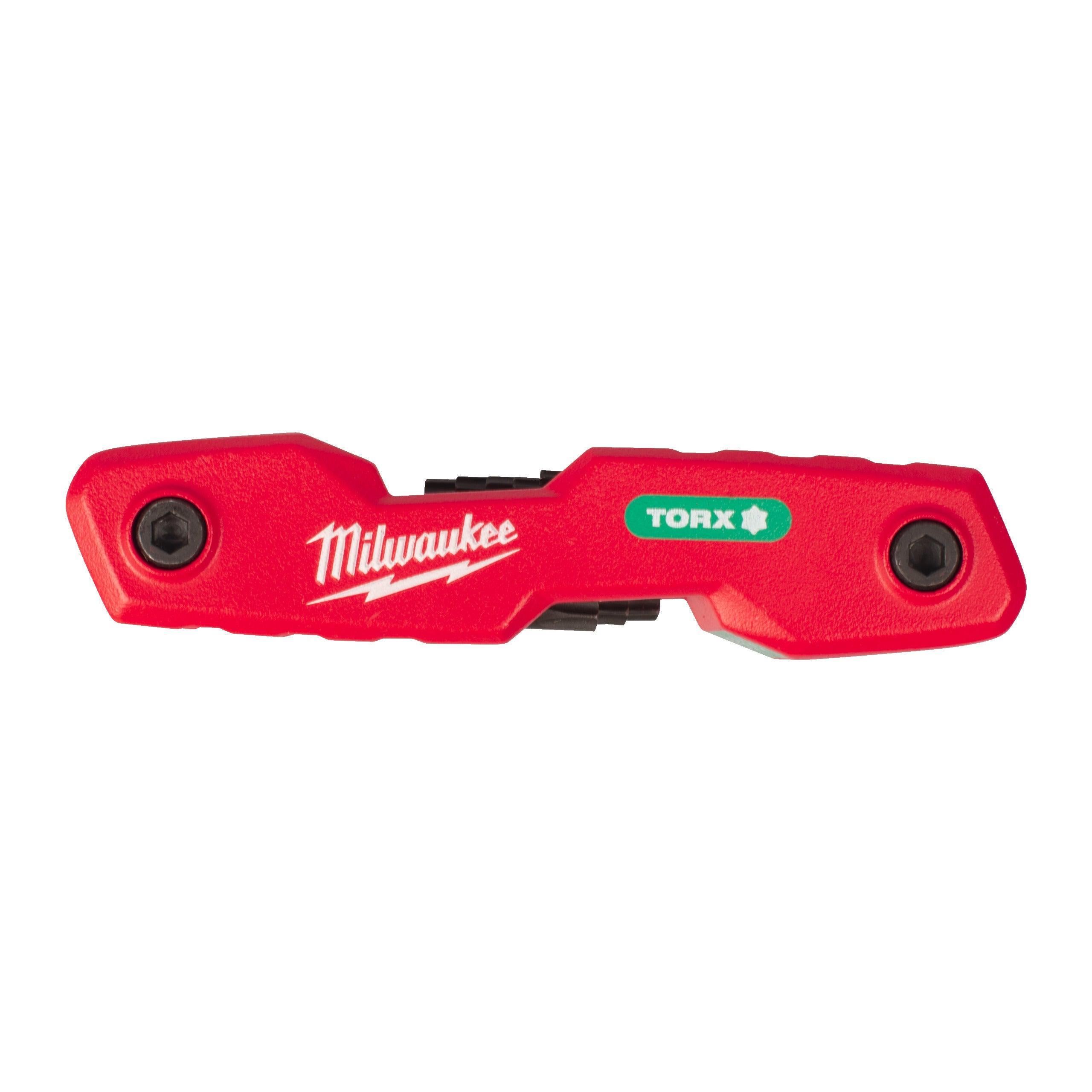 Set de 8 chei imbus pliabile HEX și Torx Milwaukee, cod 4932480979