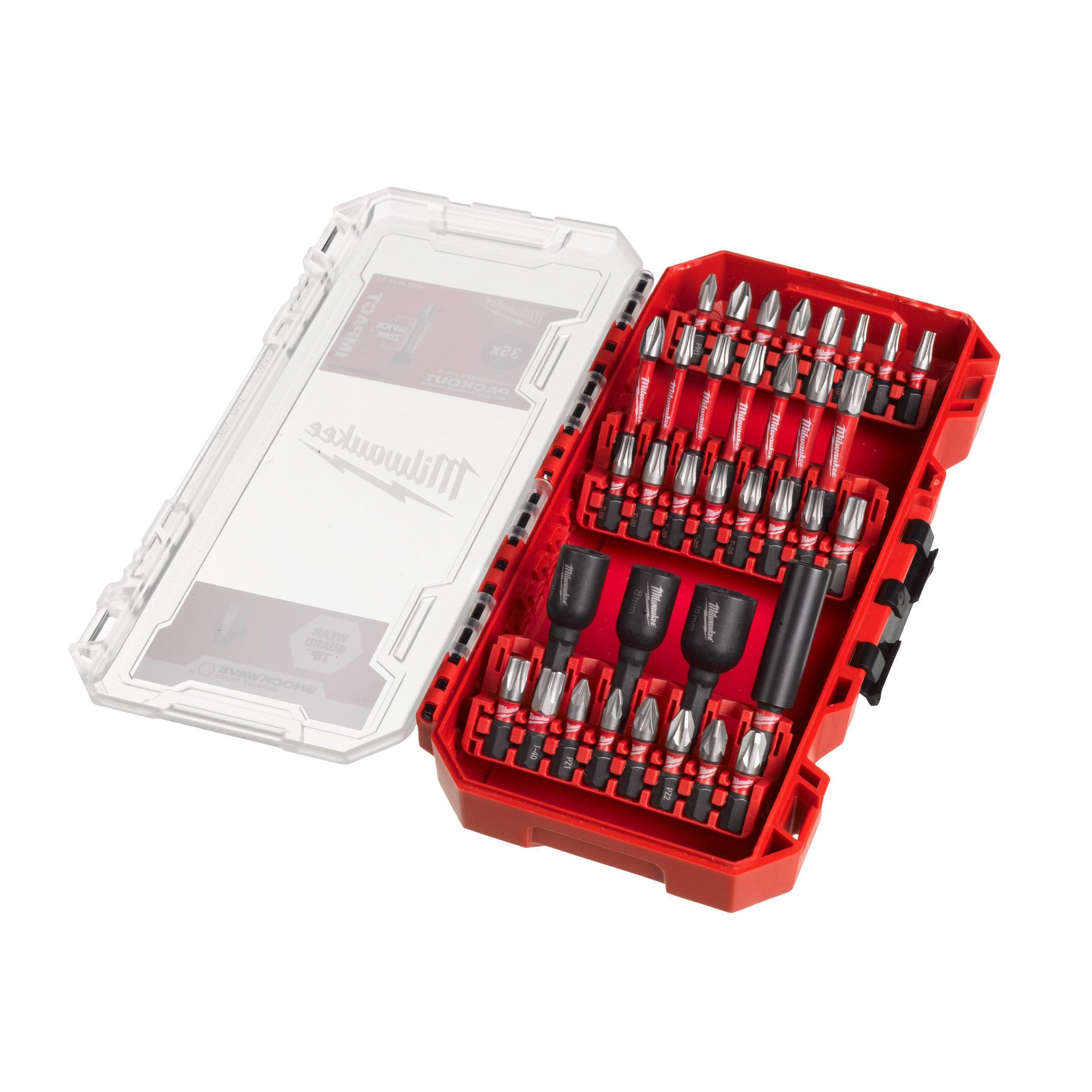 Set de 35 Biți Milwaukee SHW, Cod 4932492003