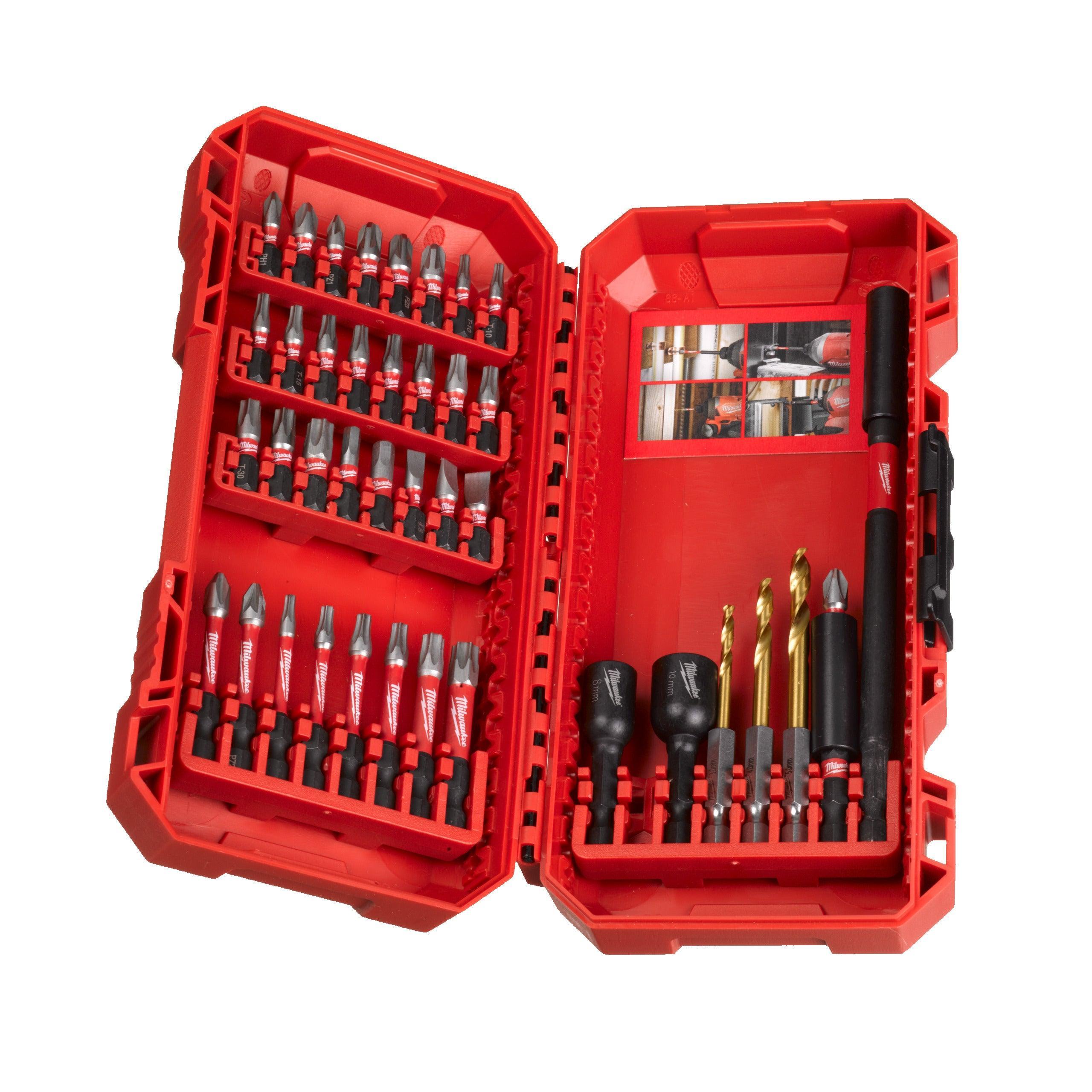 Set de 40 Biți SHOCKWAVE IMPACT DUTY Milwaukee, Cod: 4932492004