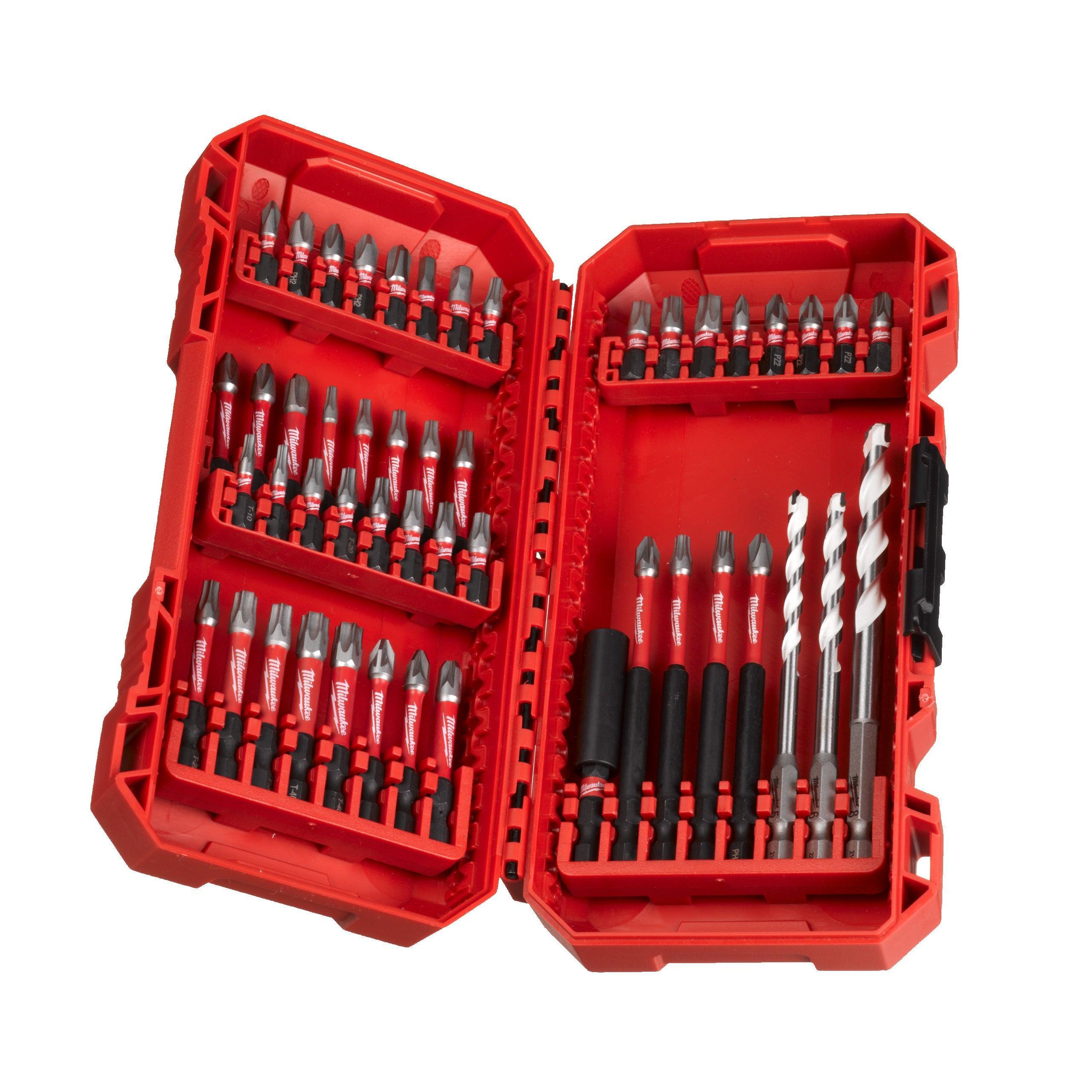 Set de 48 Biți SHOCKWAVE IMPACT DUTY Milwaukee, Cod 4932492005