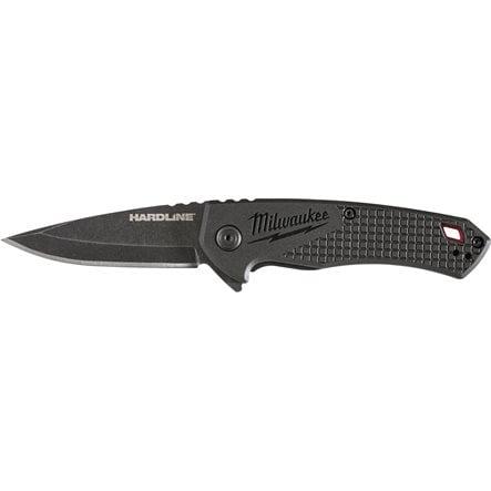 Cuțit Utilitar Pliabil Milwaukee HARDLINE™ cu Lamă Netezită de 64 mm, Cod 4932492452