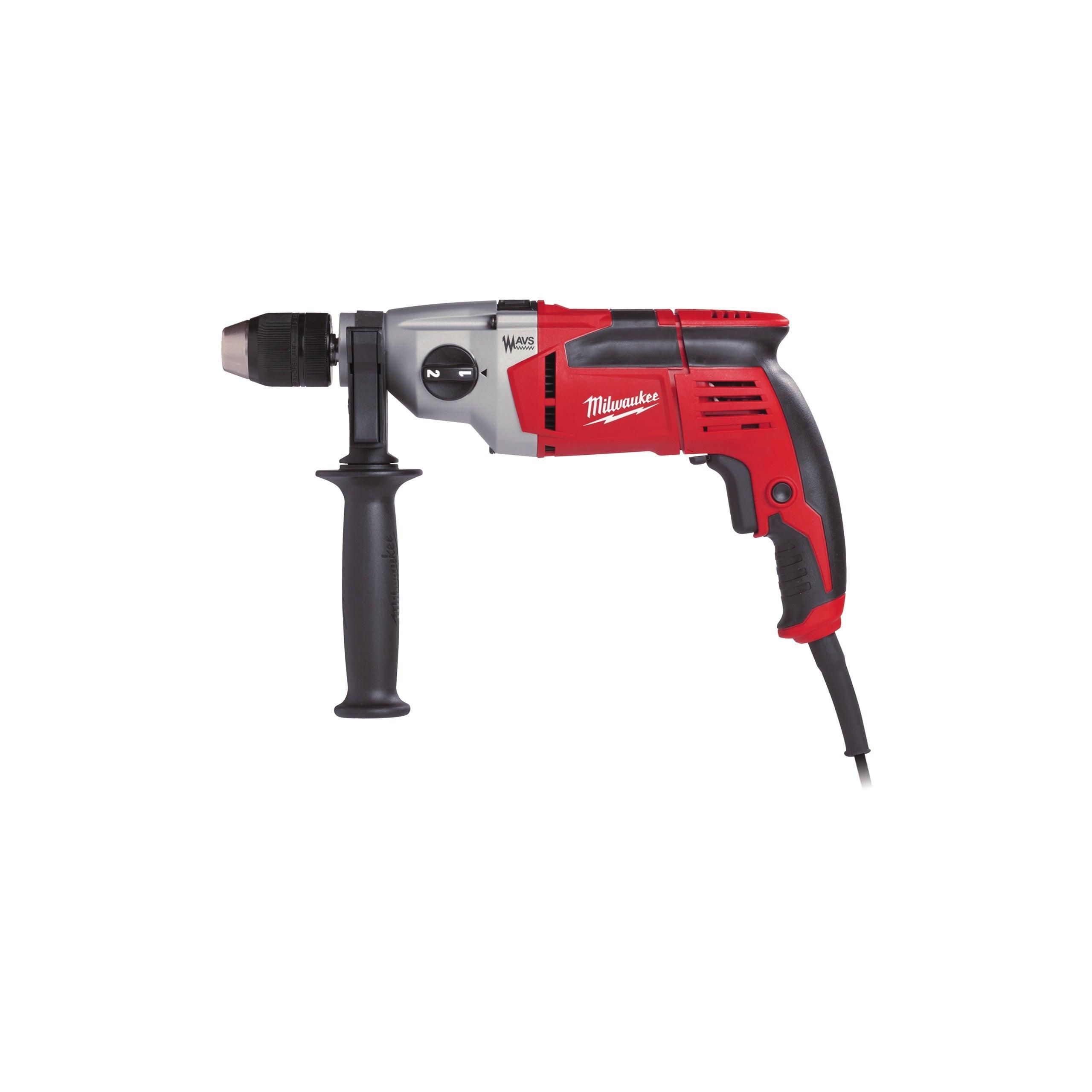 Mașină de găurit cu percuție Milwaukee PD2E22R, 850W, 2 viteze, cod produs 4933419570
