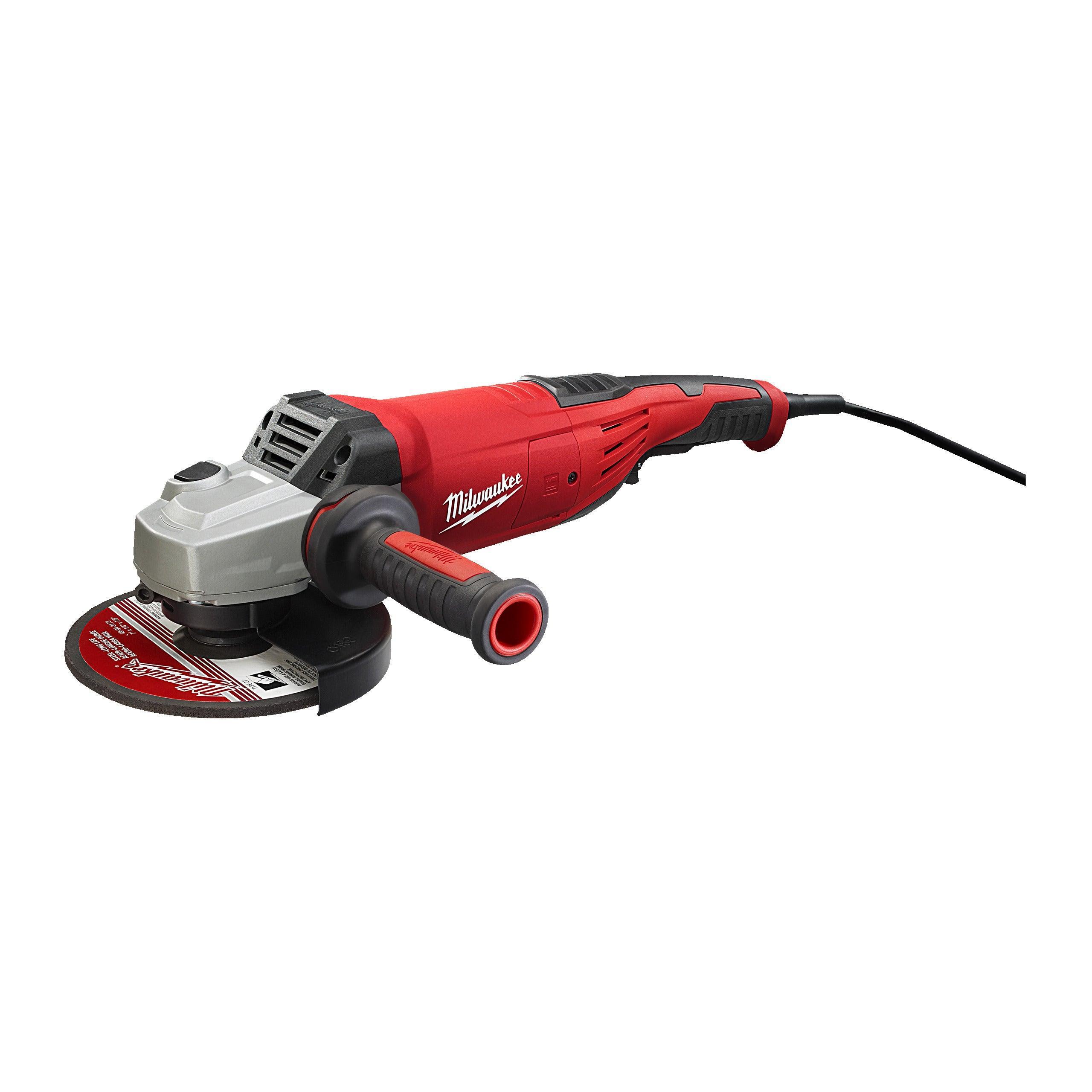 Polizor unghiular Milwaukee AGV22-230E, 230 mm, 2200 W, cu mâner anti-vibrații, cod 4933431850