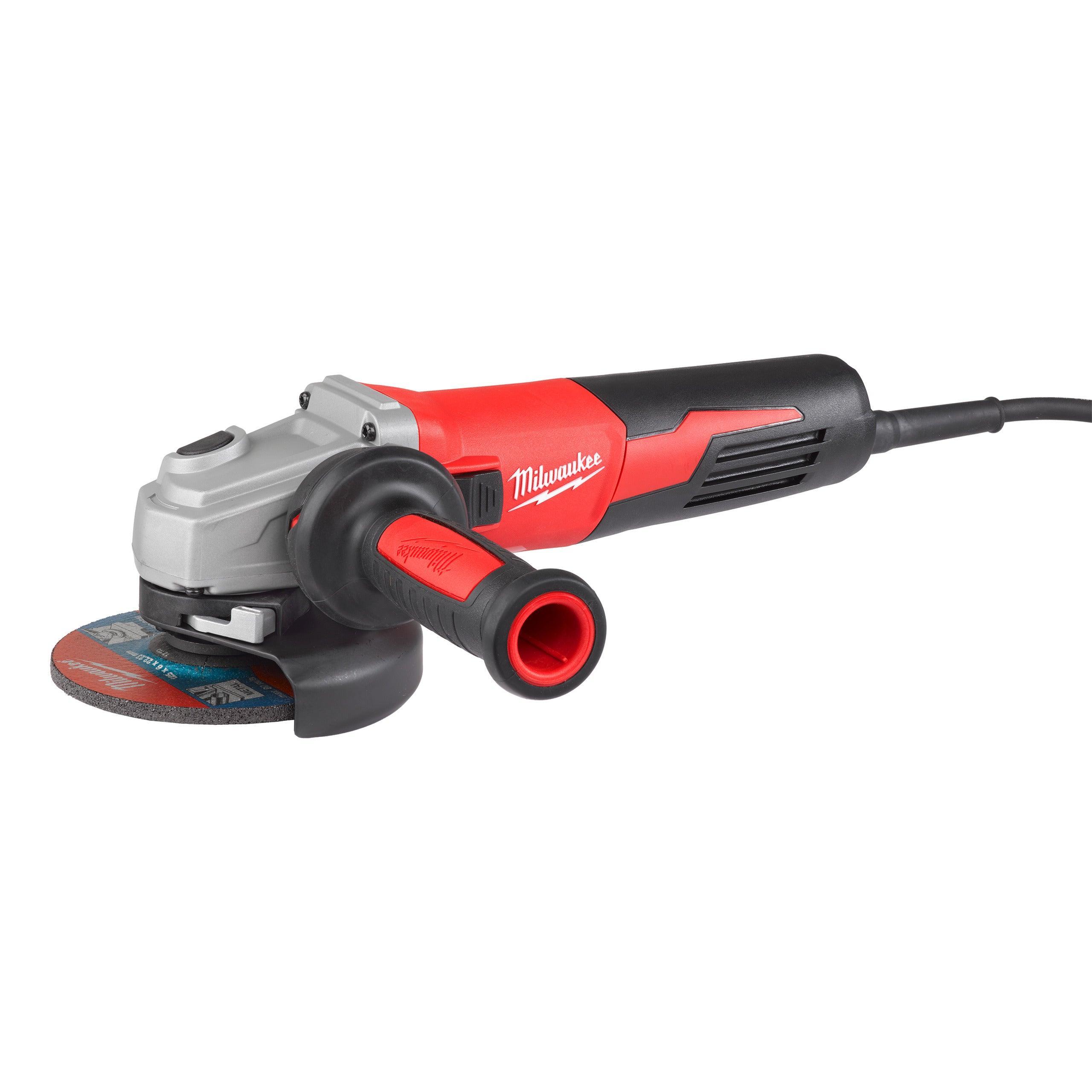 Polizor unghiular Milwaukee AGV13-125XE, 125 mm, 1250 W, cu mâner anti-vibrații și schimbător lateral, cod 4933451218