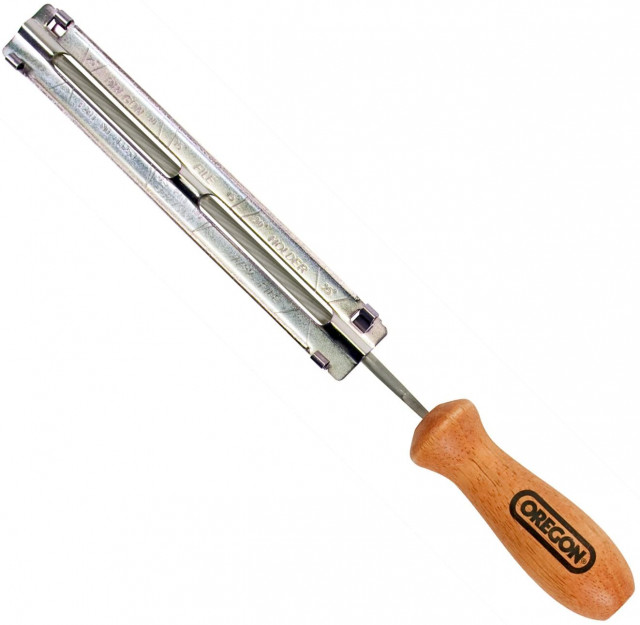 Pilă pentru ascuțit lanț cu șablon și mâner Oregon 4.5mm