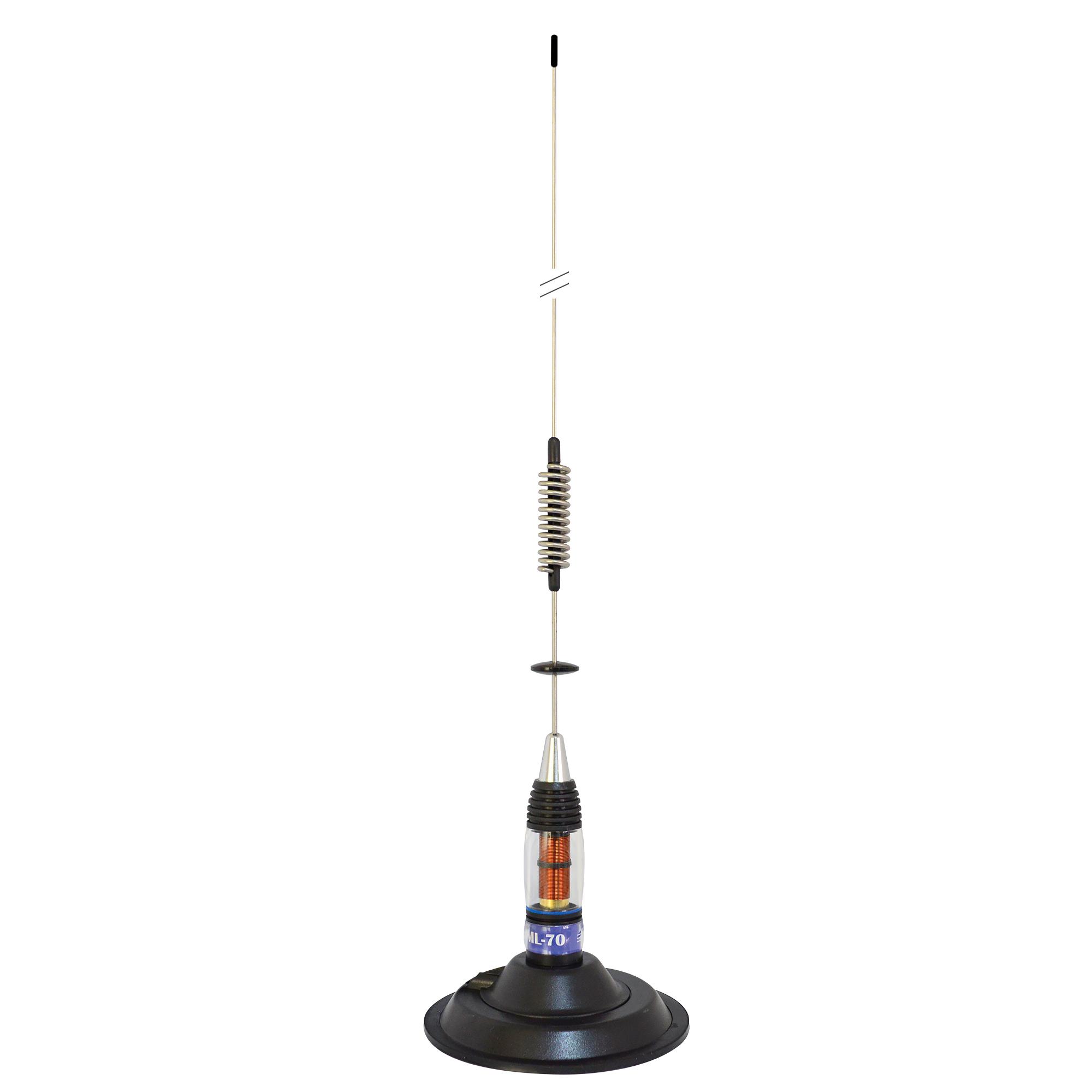 Antena CB PNI ML70 de 70 cm cu Bază Magnetică de 145 mm Inclusă