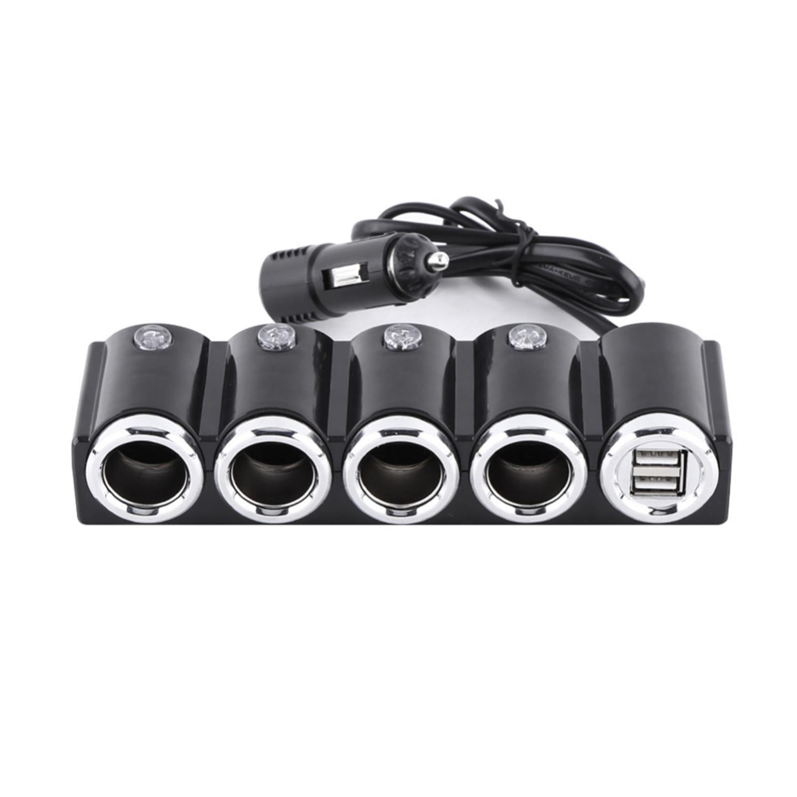 Adaptor auto PNI Lighter 04 cu 4 ieșiri: 2 prize USB, indicator LED, compatibil 12V/24V, model SBR04