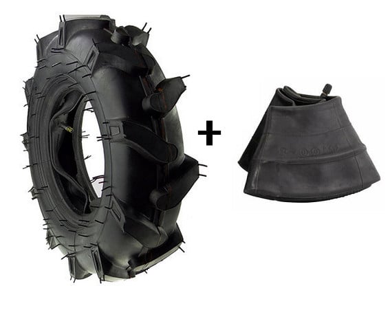 Anvelopă și cameră pentru roata motocultor 5.00 x 8