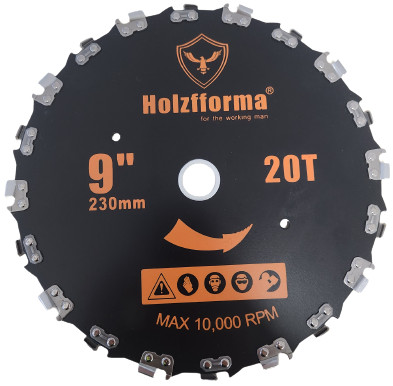 Disc special pentru motocoasă destinat vegetației dense (230mm)