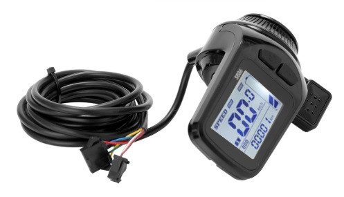 Display pentru bicicletă/scuter electric cu accelerație integrată