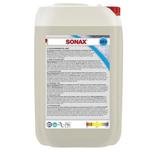 Soluție de floculare SONAX 551700 pentru îndepărtarea apei din combustibil, 25 litri