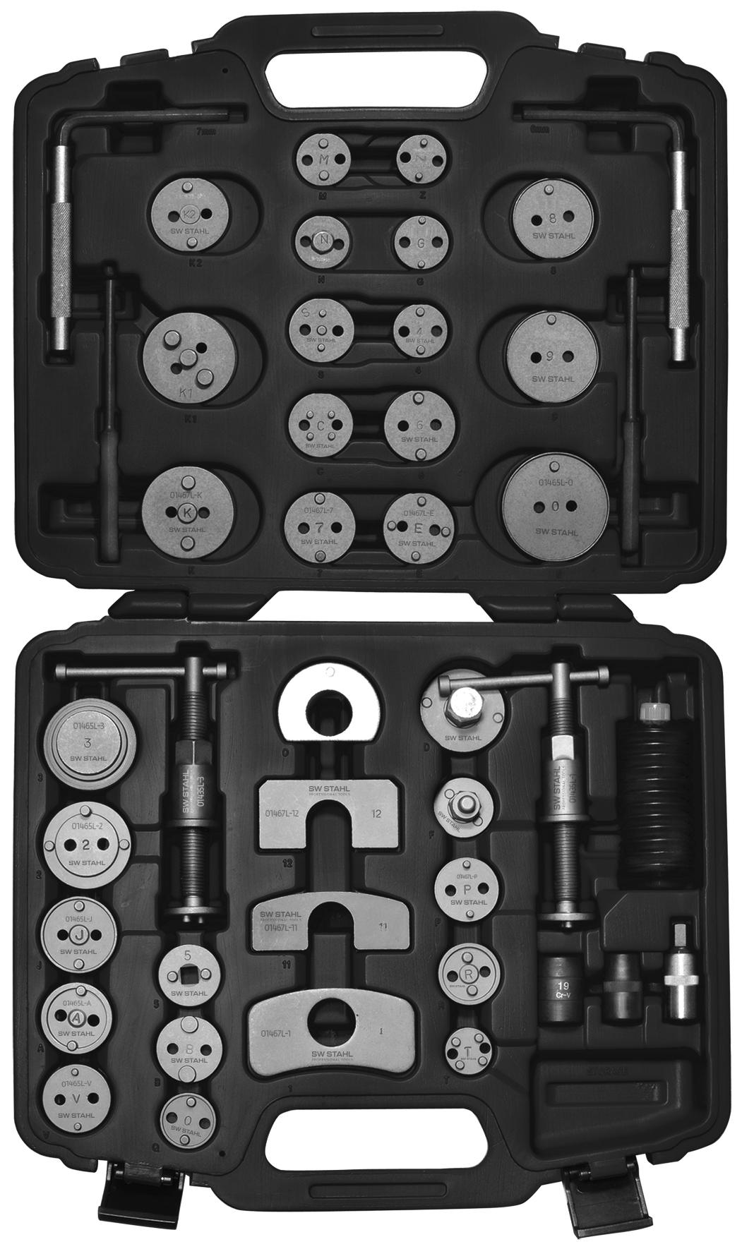 Set de 43 piese pentru retractor și compresor piston de frână