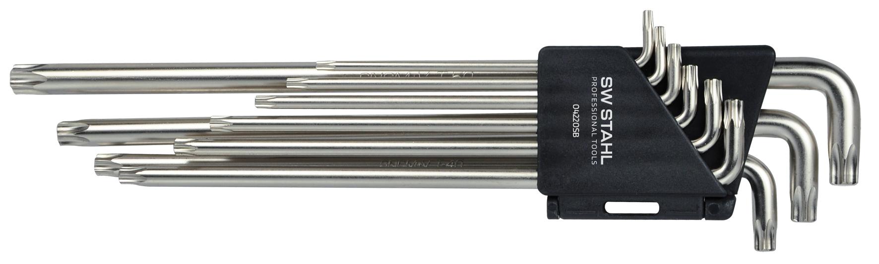 Set 9 Chei Torx Extra Lungi, Profil T, Dimensiuni T10-T50
