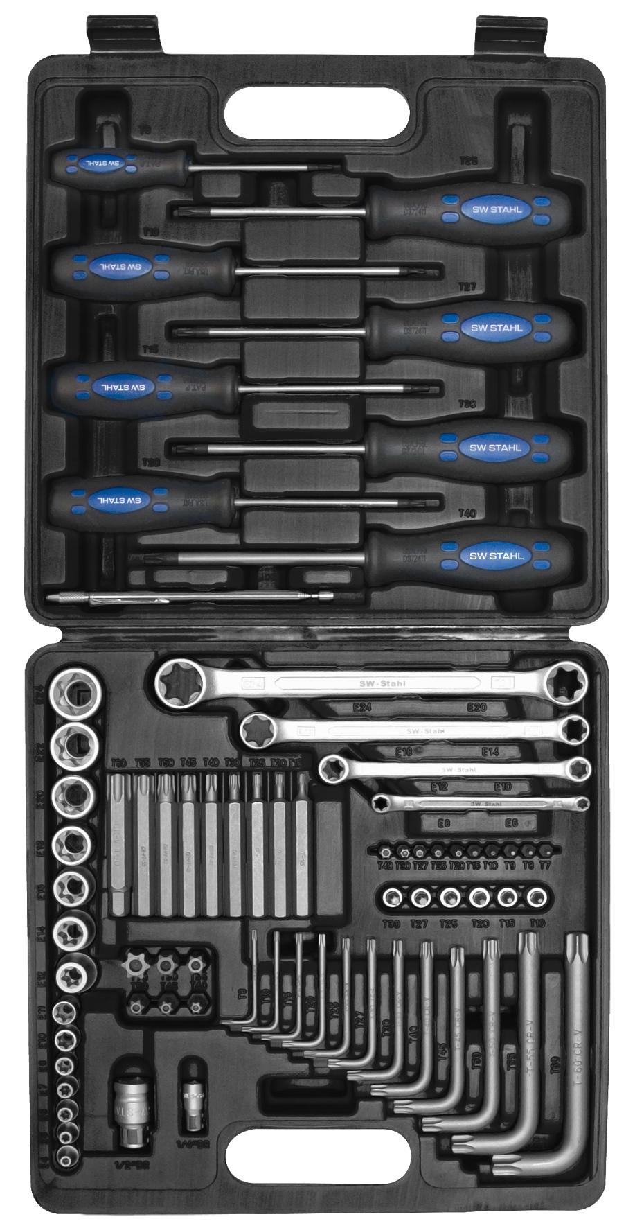 Set de 72 de șuruburi pentru profile E și T, dimensiuni 1/4
