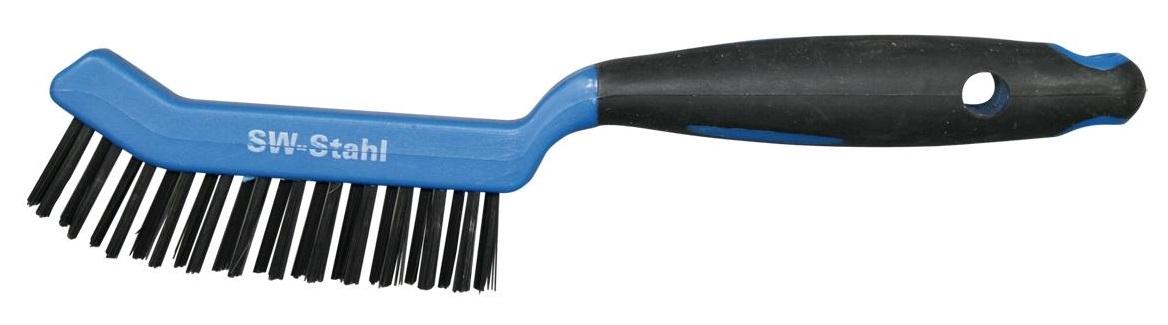 Perie de Sârmă SW-Stahl, Model SW09321L, 230 mm, Fire din Oțel, Mâner Ergonomic cu 2 Componente