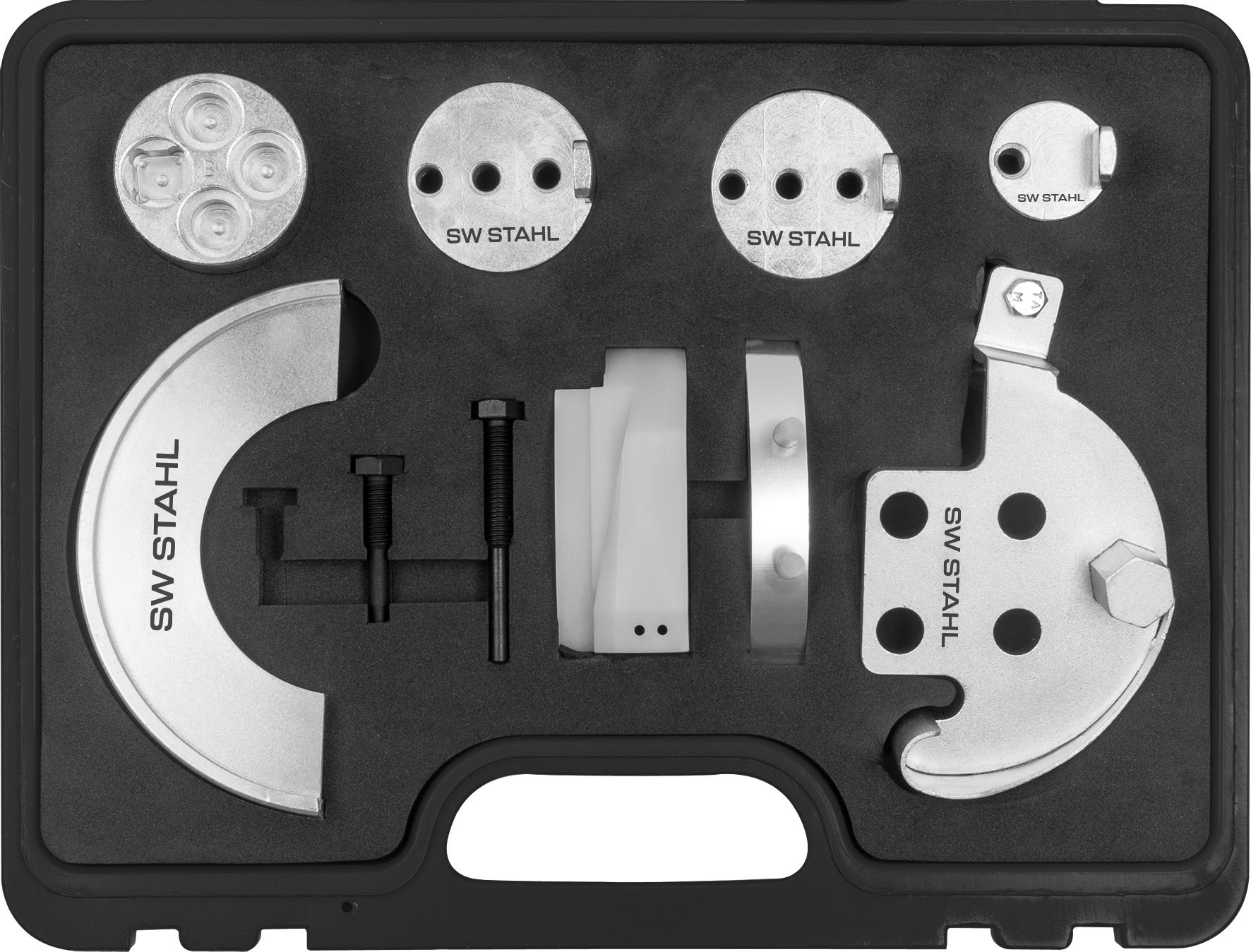 Set de scule pentru cureaua cu nervuri, 10 piese - SW-STAHL SW10587L
