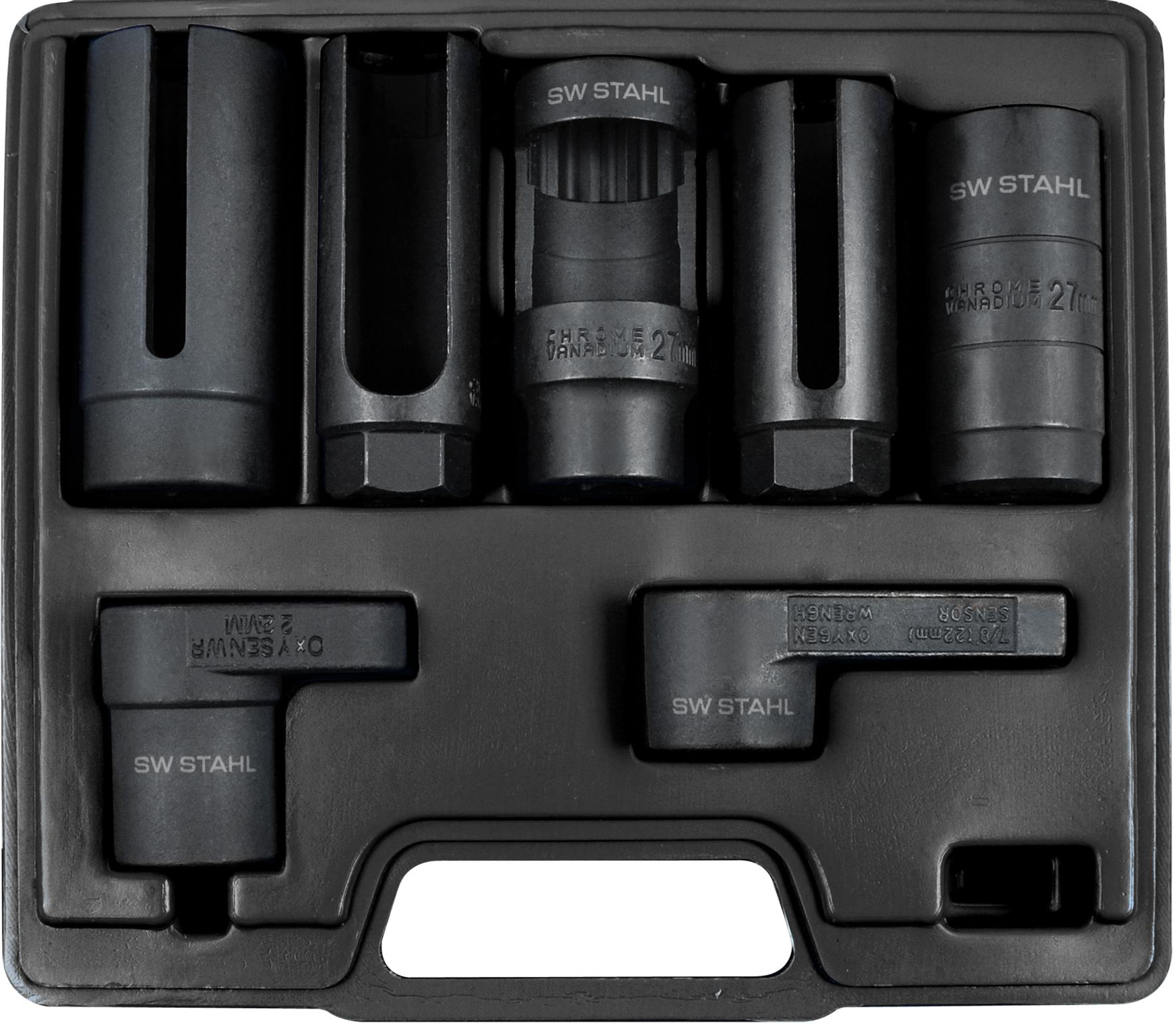 Set de 7 chei tubulare cu cap deschis