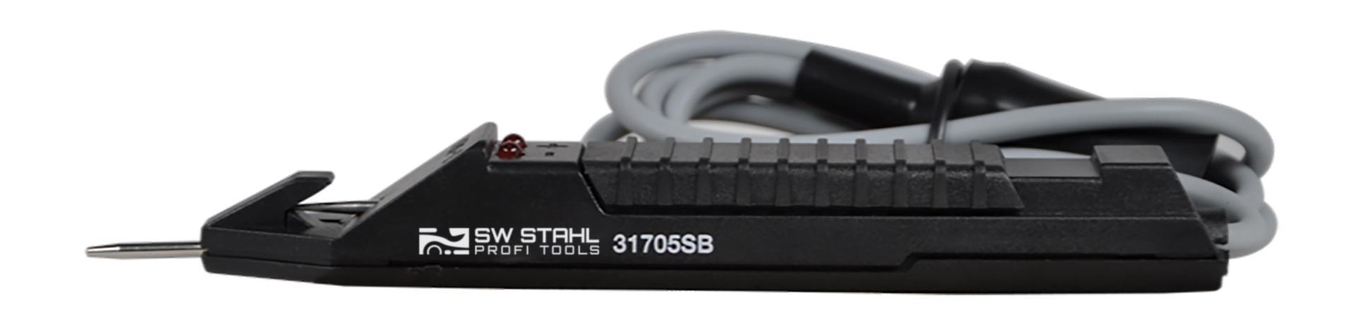 Tester de Polaritate pentru LED, SW-Stahl, Model SW31705SB, Tensiune 3-48 V, Lungime 95 mm