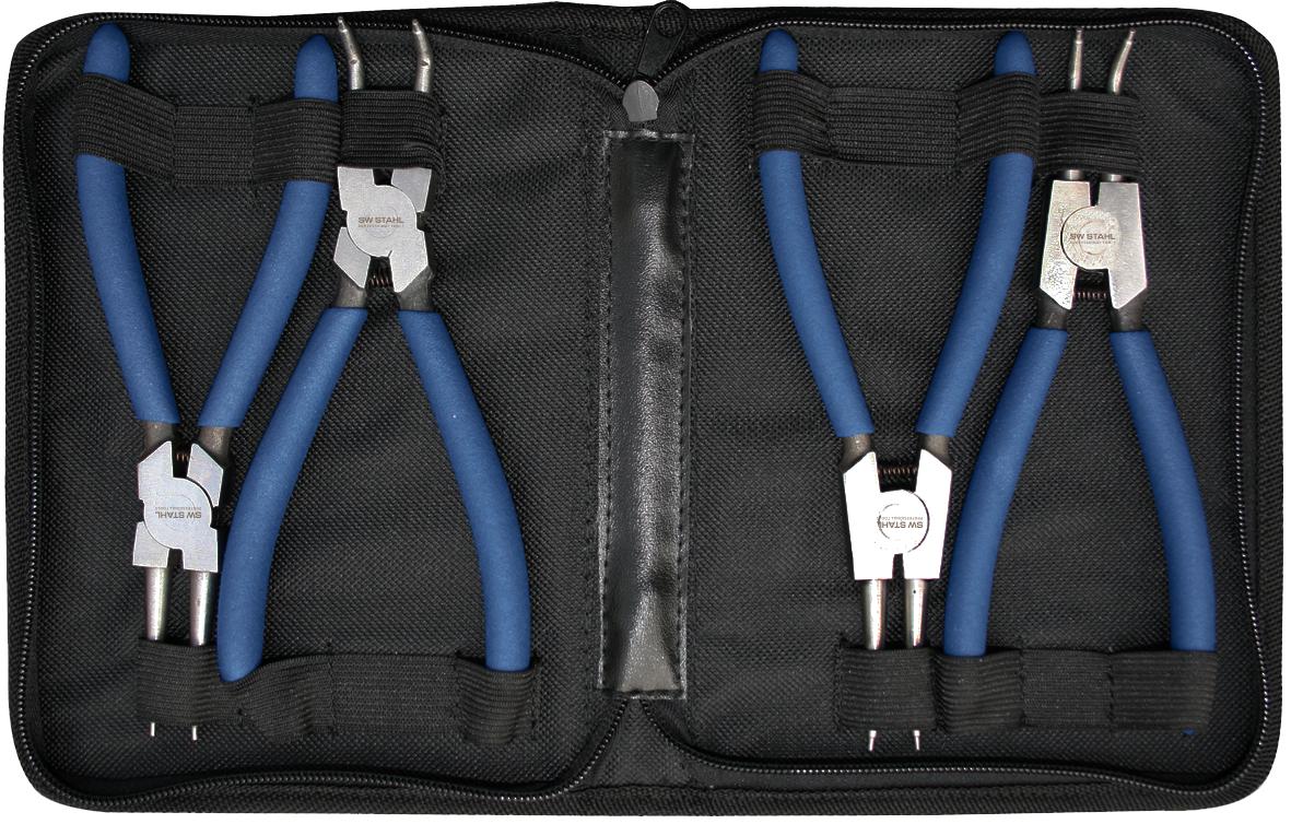 Set de 4 clești pentru inele, 150 mm