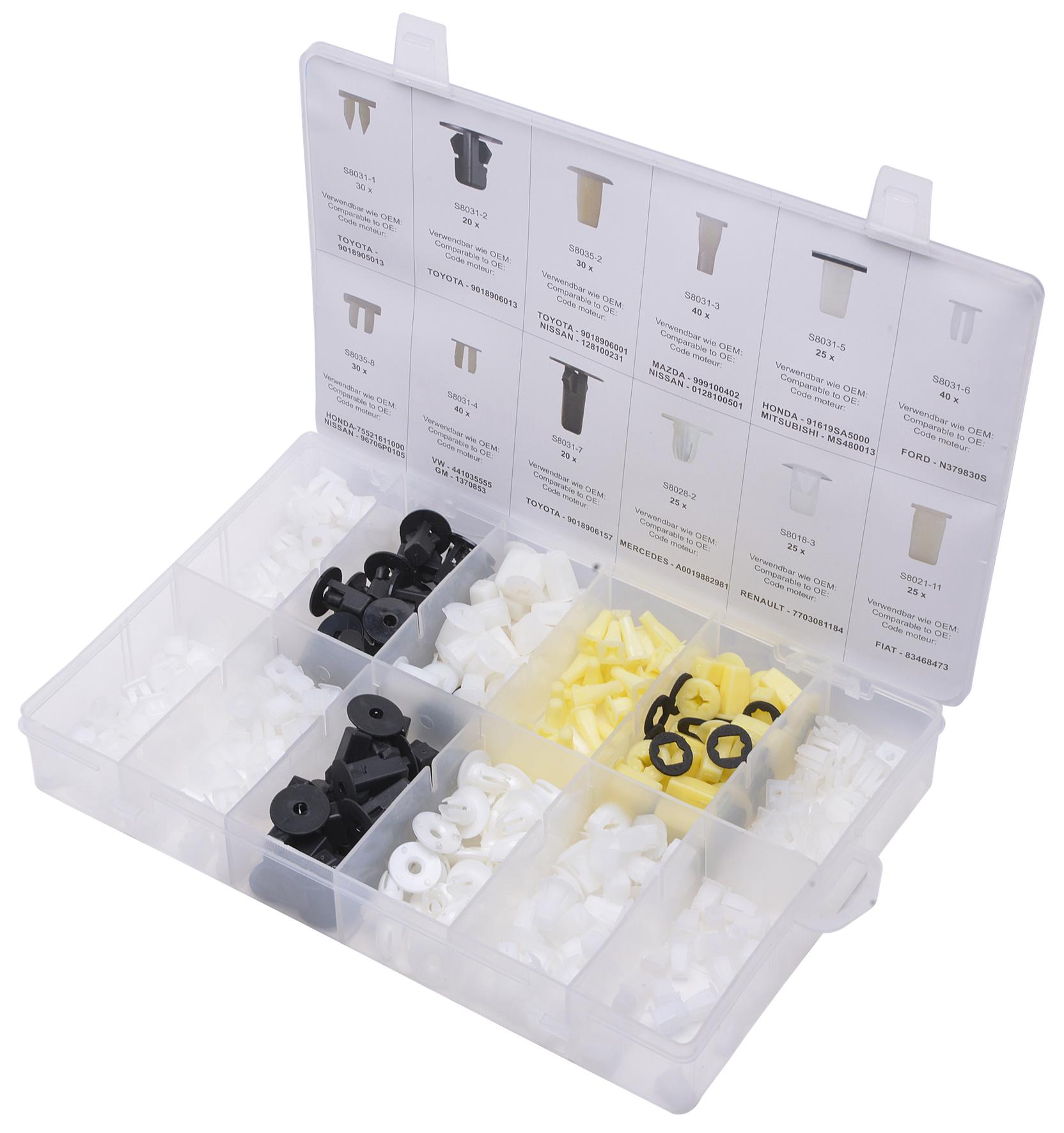 Set de 350 de Piulițe din Plastic pentru Audi