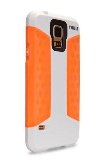 Husă de telefon THULE Atmos X3, model TH3202062, compatibilă cu Samsung Galaxy S5, alb și portocaliu