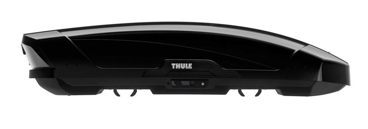 Cutie de Portbagaj Auto THULE Motion XT L 629701 - Negru, 450 Litri, Deschidere Dublă, Capacitate de Încărcare Max. 75 kg, Dimensiuni 195 x 89 x 44 cm