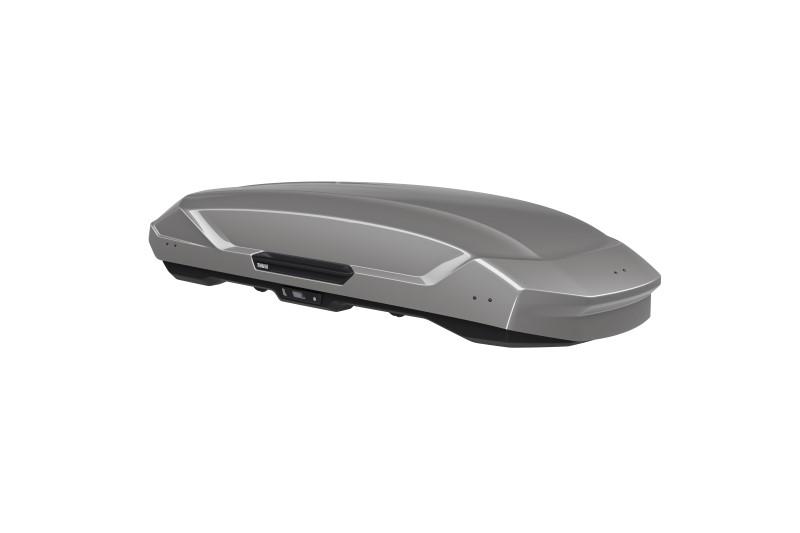 Cutie portbagaj auto THULE Motion 3 XXL, 600 litri, deschidere dublă, capacitate maximă 75 kg, dimensiuni 232 x 92 x 45 cm, finisaj titan lucios