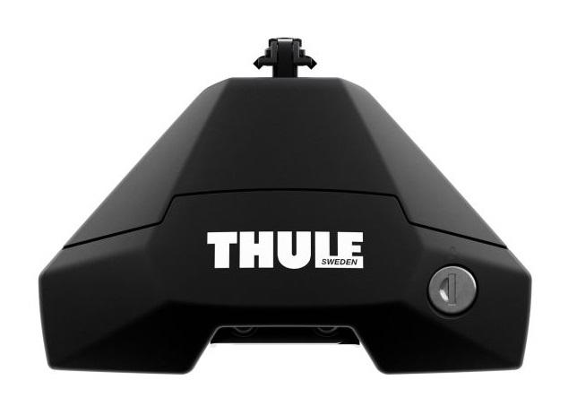 Set de 2 picioare de montare pentru bare transversale Thule EVO Clamp 710500, compatibile cu bare longitudinale