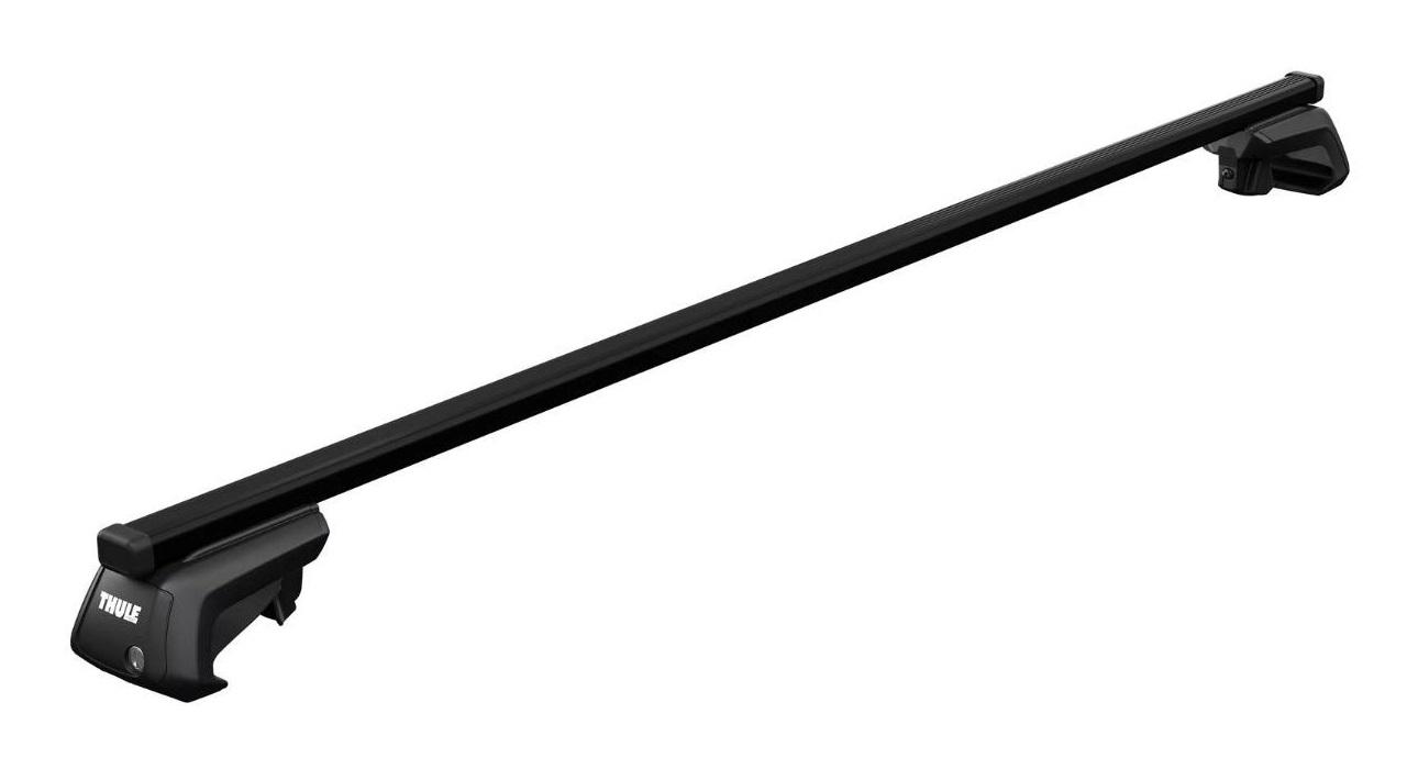 Set de 2 bare transversale Thule SmartRack XT 730424, oțel, lungime 135 cm, negru, profil pătrat, capacitate maximă 100 kg