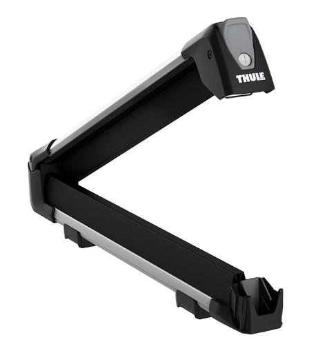 Suport schi și snowboard THULE SnowPack 732200, montaj pe bare transversale, capacitate 2 perechi de schiuri sau 1 placă de snowboard