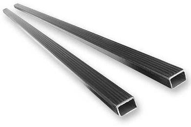 Set de 2 Bare Transversale din Oțel Thule 767000, Profil Pătrat, Negru, 2200 mm Lungime